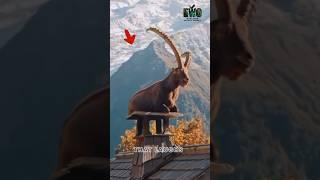 Ibex or Spider-Goat? This Climb Should Be Impossible.                   #documentary#usashorts#fyp
