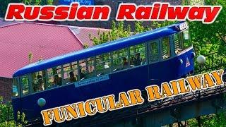 Vladivostok Funicular Railway Riding Upstairs/ Владивостокский фуникулер. Поездка на верхнюю станцию