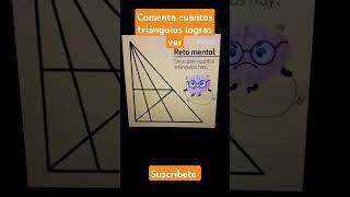 comenta cuántos triángulos logras ver #retomental #triangulos