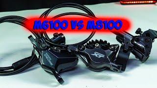 Shimano Deore m6100 vs Xt m8100 тормоза какие лучше