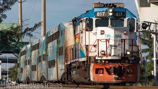 TriRail Trains in South Florida - 2020