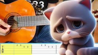 Miau Miau Miau - Fácil - Guitarra Tutorial - Tabs - Cover