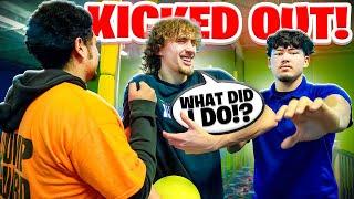 GOT KICKED OUT FOR HITTING A KID WITH A DODGEBALL!!!