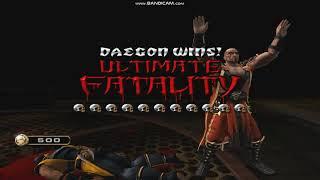 Mortal Kombat Armageddon - Daegon and 7 boss