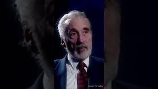 Christopher Lee: "The Lord of the Rings is going to make Cinema history." #shorts #lordoftherings