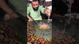 Kpk Local Tawa Kaleji Masala | Soft And Juicy Kaleji Fry | Bara Bazar Peshawar #shorts