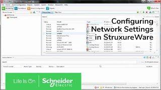 Configuring Network Settings in StruxureWare Data Center Expert | Schneider Electric Support