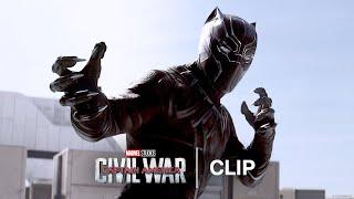 Bucky VS Black Panther Fight Scene | Captain America: Civil War | Official Clip