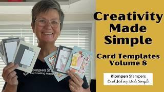 Easy Card Making Templates | Creativity Made Simple Vol. 8