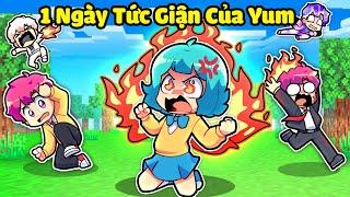 HIHA AUT HỐT HOẢNG KHI YUMMIE SIÊU TỨC GIẬN TRONG MINECRAFT*1 NGÀY TỨC GIẬN CỦA YUMMIE 