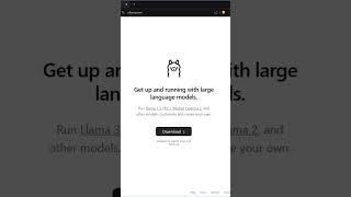 Making a Free Chatbot with Ollama #shorts #javascript #vuejs #ollama #ai