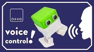 Control Otto DIY with voice commands directly (no phone), voice recognition robot