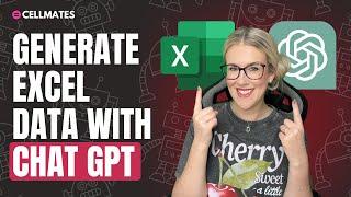 Generate Excel Data with Chat GPT - Create Practice Datasets!