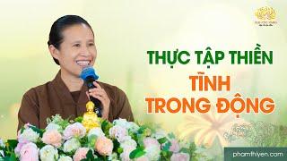 Thực tập thiền: Tĩnh trong động - Rèn luyện chú tâm, đoạn trừ vọng tưởng