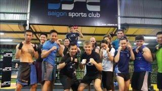 Вьетнам. Vietnam. Saigon Sports club. Beginner boxing class.