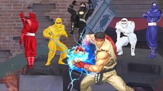 Ryu Vs Power Rangers Ninjetti Power Rangers Legacy Wars