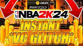 *NEW* NBA 2K24 GAME BREAKING VC GLITCH! 500K FOR FREE! HOW TO GET VC FAST! VC GLITCH 2K24!