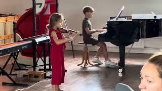 Waltz (Brahms) - Astrid Melsas (violin), Albert Kracht (piano) - 1.08.2024