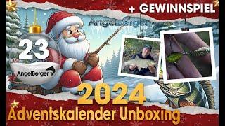 2024 Angel Berger Adventskalender Unboxing Türchen 23 Vorstellung Angel  Weihnachtskalender Angeln