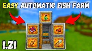 Easy Automatic Fishing Farm Minecraft Bedrock 1.21 | Ap2earCraft