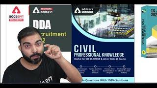DDA JE 2022 best book for Civil Engineering / DDA JE 2022 Preparation by self study & Live