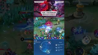 Hayabusa critical build one shot everyone  #mobilelegends #Hayabusaml #shorts