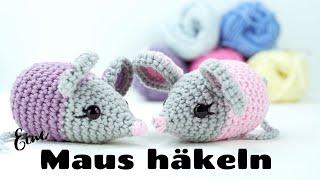 Eine einfache amigurumi Maus häkeln für Anfänger. Amigurumi Maus Häkeln