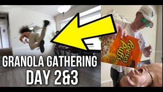 CRAZY CHALLENGES! Granola Gathering Day 2&3 l Jacobie Burton