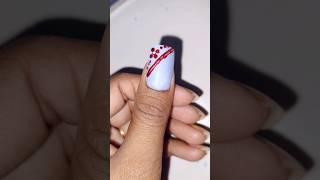 Make a beautiful nail art with the help of toolls at home #nailtutorial #nailtech #youtubeshorts