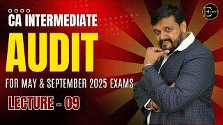 DAY- 9 | CA INTER | AUDIT| For MAY 25/ SEP 25 | BY CA CS AMIT TATED