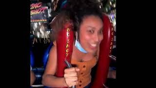 OMG !!!  Giggly Puppies on the Slingshot Ride 4  #slingshot