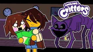 Frisk and Chara meets Catnap from Smiling Critters | Undertale animation