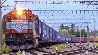 Поезд повышенной длинны: C36-7i 1531 на ст. Лагеди / C36-7i 1531 at Lagedi station with multimodal