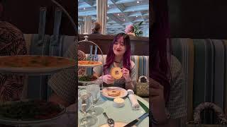 BEST Salmon Cream Cheese Bagels | Sadelle's Bellagio #bellagio #foodreview #lasvegas