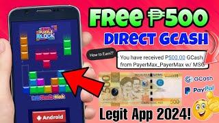 Free ₱500 Gcash • Play To Earn Game App • Lets Puzzle Block Payment Proof 2024