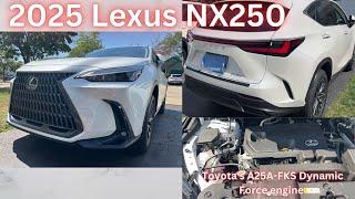 2025 Lexus NX250 base white pearl