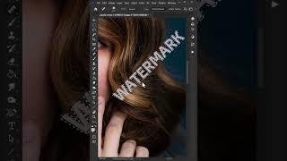 How to Remove Watermark in #Photoshop #shorts