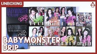 BABYMONSTER 'DRIP' Zip Lock, Binder, YG Tag Album & Jewel Case Versions #Unboxing (01/11/2024)