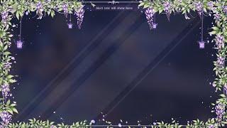 Purple Wisteria Flowers Full Screen Animated Alerts