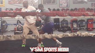 (OH SH*T) Jaron Ennis & Breadman Edwards work on a K*LL SHOT ahead of his return to the ring