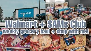 Walmart Grocery Haul + SAMs Club Shop With Me | New Grocery Finds July 2024 | Budget Friendly