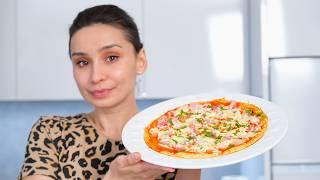 WHAT'S FOR DINNER: delicious potato PIZZA in a frying pan! A very simple and quick recipe for dinner