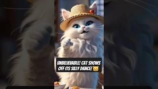 Unbelievable! Cat Shows Off Its Silly Dance!  #shorts #cat #nokia #funnycat #dance