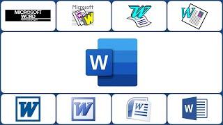 Microsoft Word Logo Evolution