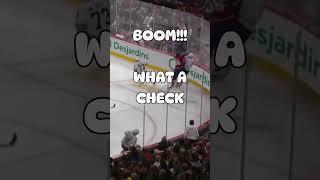 Massive NHL Board Check #nhl #hockey #icehockey #check #wow #ouch