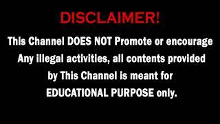 Disclaimer for EDUCATIONAL PURPOSE only | Royalty Free  - No Copyright Free to Use