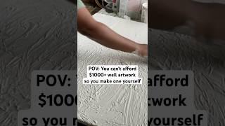 DIY Textured Wall Art | Modern + Minimal Wall Decor #diy #texturedwallart