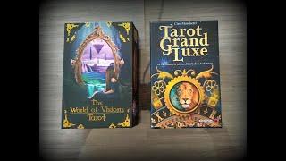 The World of Visions Tarot by Taroteca Studio vs Tarot Grand Luxe Ciro Marchetti by Königsfur Urania