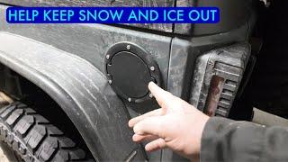 JEEP JK GAS CAP COVER INSTALL DIY