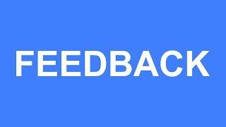 HTML & CSS - Feedback